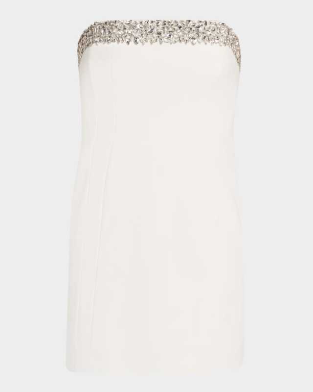 Elsie Embellished Strapless Mini Dress